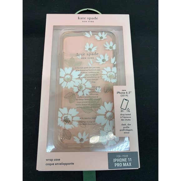 Kate Spade Flower Wrap Case for iPhone 11th ProMax - Picture 1 of 4